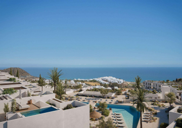 Panoramablick auf das Mittelmeer in einem Resort direkt am Strand, 04638 Mojacar (Spanien), Etagenwohnung