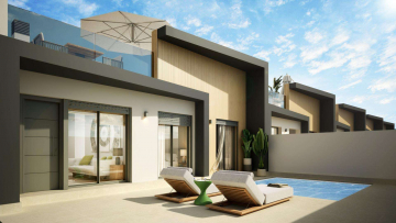 Neubau-Reihenhäuser mit privatem Pool in Avileses, Murcia, 30592 Avileses (Spanien), Haus